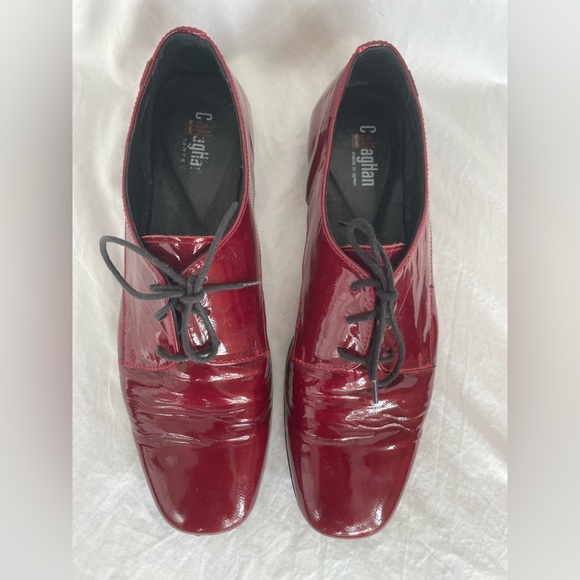 Ruby Red Patent Shoes - Picture 3 of 4